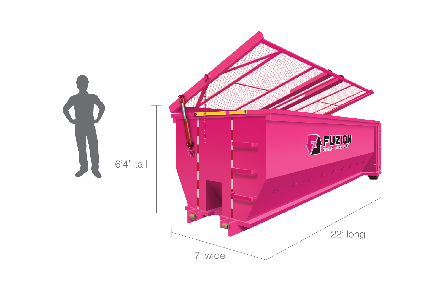 30 Yard Covered Dumpster Measurements - Fuzion